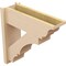 Ekena Millwork 7 1/2-in W x 22-in D x 22-in H Balboa Trad Rough Cedar Woodgrain TimberThane Outlooker, Primed Tan OUTUR075X22X22BOA04RCPR - alternate 6